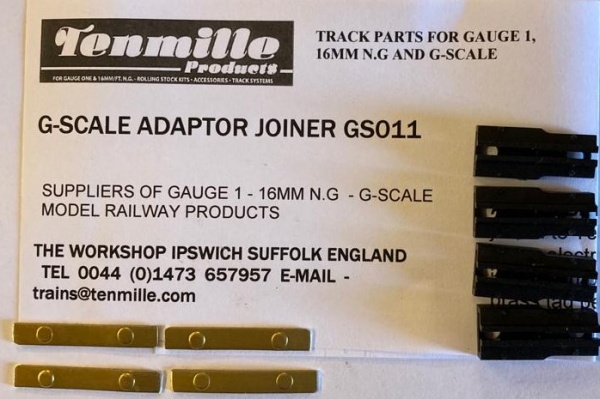 RAIL JOINER ADAPTOR LGB - TENMILLE